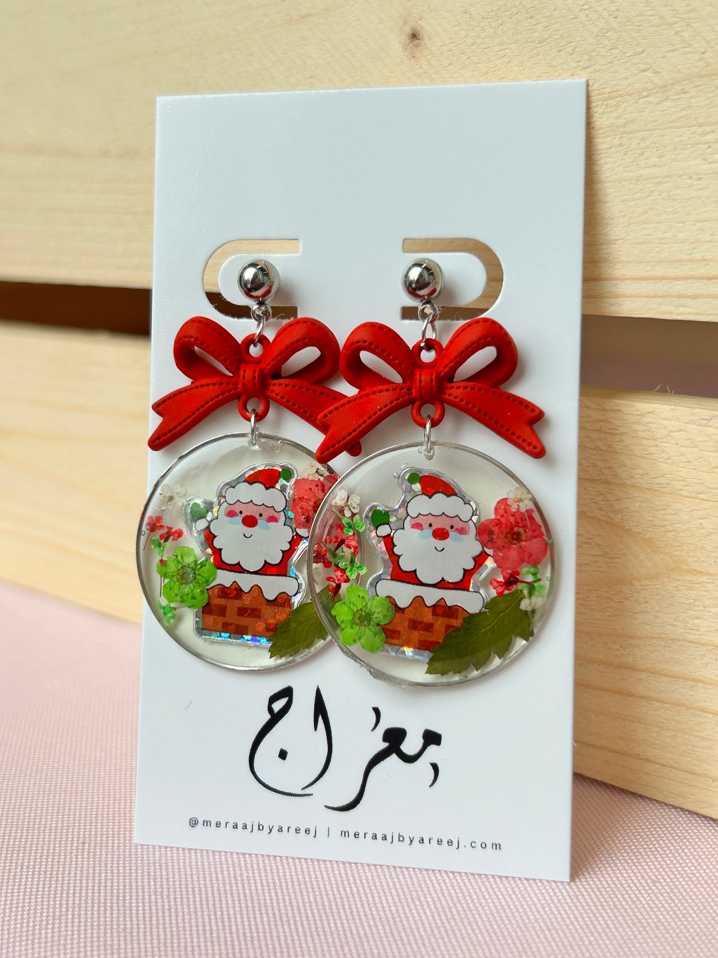 Santa Earrings
